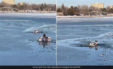 This man plunged 100 feet into freezing lake — and survived